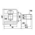 Z87604R — ZIKMAR — CV Joint Kit, Inner