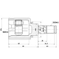 Z87608R — ZIKMAR — CV Joint Kit, Inner