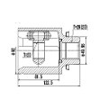 Z87619R — ZIKMAR — CV Joint Kit, Inner