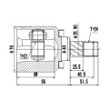 Z87624R — ZIKMAR — CV Joint Kit, Inner