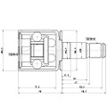 Z87714R — ZIKMAR — CV Joint Kit, Inner