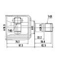 Z87722R — ZIKMAR — CV Joint Kit, Inner