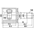 Z87740R — ZIKMAR — CV Joint Kit, Inner