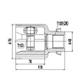 Z87756R — ZIKMAR — CV Joint Kit, Inner