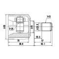 Z87800R — ZIKMAR — CV Joint Kit, Inner