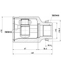 Z87807R — ZIKMAR — CV Joint Kit, Inner