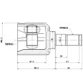 Z87818R — ZIKMAR — CV Joint Kit, Inner