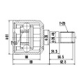 Z87819R — ZIKMAR — CV Joint Kit, Inner