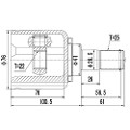 Z87840R — ZIKMAR — CV Joint Kit, Inner