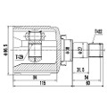 Z87850R — ZIKMAR — CV Joint Kit, Inner