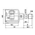 Z87854R — ZIKMAR — CV Joint Kit, Inner