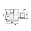 Z87855R — ZIKMAR — CV Joint Kit, Inner