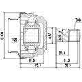 Z87866R — ZIKMAR — CV Joint Kit, Inner