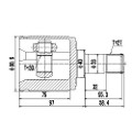 Z87902R — ZIKMAR — CV Joint Kit, Inner