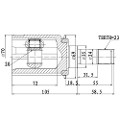 Z87922R — ZIKMAR — CV Joint Kit, Inner