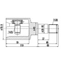 Z87933R — ZIKMAR — CV Joint Kit, Inner