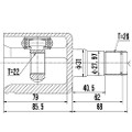 Z87974R — ZIKMAR — CV Joint Kit, Inner