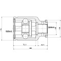 Z87980R — ZIKMAR — CV Joint Kit, Inner