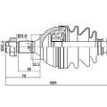 Z88030R — ZIKMAR — Drive Shaft Front