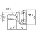 Z88520R — ZIKMAR — CV Joint Kit, Outer